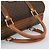 Céline Celine Vintage Macadam Boston em lona e couro Marrom - vista 6