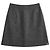Falda evasé de tejido Valentino en tweed gris