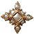 Autre Marque Spilla Vintage Jacky de G Paris Croce Perle D'oro