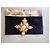 Autre Marque Spilla Vintage Jacky de G Paris Croce Perle D'oro - vista 5