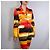 Autre Marque Traje Moschino Jeans efecto pintura Multicolor Naranja - vista 10