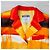 Autre Marque Traje Moschino Jeans efecto pintura Multicolor Naranja - vista 3