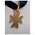 Autre Marque Collana Croce Jacky de G Paris placcata oro e perle D'oro - vista 2