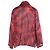 Autre Marque Blusa de seda Lawrence Steele con estampado de palmeras rojas - vista 3