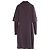 Escada Wool Coat With Ribbed Cuffs And A Double-Breasted Button Closure Brown - view 3
