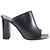 Céline Sandali piatti in pelle nera Celine con dettagli dorati Nero