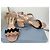 Prada Veloursleder Sandalen mit Blockabsatz - Beige/Schwarz 36.5 - Ansicht 6