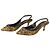 Décolleté Slingback Dolce & Gabbana in Seta e Cristalli D'oro