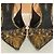 Décolleté Slingback Dolce & Gabbana in Seta e Cristalli D'oro - vista 10
