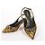 Décolleté Slingback Dolce & Gabbana in Seta e Cristalli D'oro - vista 2