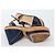 Sandali con Zeppa Prada in Vernice Blu - vista 5