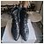 Autre Marque Botas Biker What For de cuero negro con tachuelas - vista 3