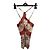 Autre Marque Top Velmar de seda estampado floral y encaje Blanco Roja Multicolor
