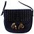 Derek Lam Borsa a tracolla in scamosciato con borchie Nero - vista 3