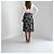 Autre Marque Marco de Vincenzo Falda midi plisada de malla estampada Spring 2016 Negro Multicolor - vista 11
