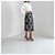 Autre Marque Marco de Vincenzo Falda midi plisada de malla estampada Spring 2016 Negro Multicolor - vista 5