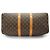 Louis Vuitton Borsa da Viaggio Duffle Keepall 45 in Tela Monogram Vintage Marrone - vista 3