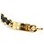 Chanel Vintage CC 31 Gürtel aus Goldmetall Rue Cambon mit Medaillon-Kette Golden - Ansicht 4