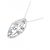 Autre Marque Collana in oro bianco Au750, acquamarina e diamanti Argento - vista 3