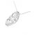 Autre Marque Collana in oro bianco Au750, acquamarina e diamanti Argento - vista 4
