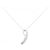 Autre Marque Collana in oro bianco Au750 e diamanti Argento