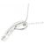 Autre Marque Collana in oro bianco Au750 e diamanti Argento - vista 4