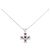 Autre Marque Collana con rubino e diamanti Au750 Argento