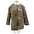 Autre Marque Giacca leopardata marrone LOVEMY SANTA