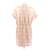 Hermès Minivestido beige con estampado  - vista 2