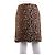 Gonna in cotone Dolce & Gabbana stampa animalier marrone Taglia 42 - vista 2