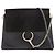 Chloé Schultertasche aus schwarzem Fay-Leder