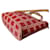 Autre Marque Borsa Tote a scacchi Cache Rosso Beige - vista 6