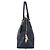 Coach Navy Pebbled Leather Dome Satchel Nero - vista 4