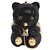 Judith Leiber Clutch a forma di orso decorata con cristalli neri Nero
