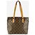 Louis Vuitton Tote Cabas Piano monogramma vintage marrone 2000 - vista 2