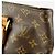 Louis Vuitton Tote Cabas Piano monogramma vintage marrone 2000 - vista 5