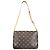 Louis Vuitton Vintage 2001 Monogram Musette Tango Umhängetasche braun