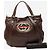 Gucci Borsa a tracolla GG New Brit Sherry Line marrone scuro - vista 2