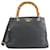 Bamboo Gucci Borsa con manico in bambù blu navy