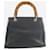 Bamboo Gucci Borsa con manico in bambù blu navy - vista 2