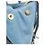 Prada Bolsa 2way em couro Vitello Daino azul - vista 12
