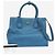 Prada Bolsa 2way em couro Vitello Daino azul - vista 2
