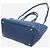 Prada Borsa 2way in pelle Vitello Phenix blu - vista 3