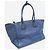 Prada Borsa 2way in pelle Vitello Phenix blu - vista 4