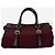 Prada Borsa a manico superiore in nylon e pelle bordeaux Bordò - vista 2