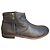 Autre Marque Pawelk's Men's Lizard-Embossed Leather Ankle Boots Brown