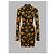 Autre Marque Richard Quinn Mini-Mesh-Kleid mit Blumenprint Schwarz Grün Orange - Ansicht 10