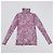 Dries Van Noten Top Malla Cuello Alto Rosa Blanco - vista 3