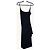 Vestido midi drapeado de viscosa negra Gucci Negro - vista 9