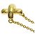 Collana Tiffany & Co. in oro giallo 18K con motivo Cross Stitch - vista 5